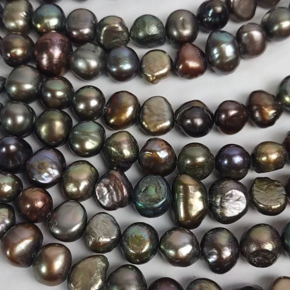 Jay King Mocha Peacock Freshwater Pearl Layered Necklace & Coordinating Earrings - Picture 6 of 14